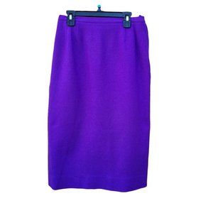 Imperial Flannel Exclusively for Tami Wool Pencil Skirt Sz 26